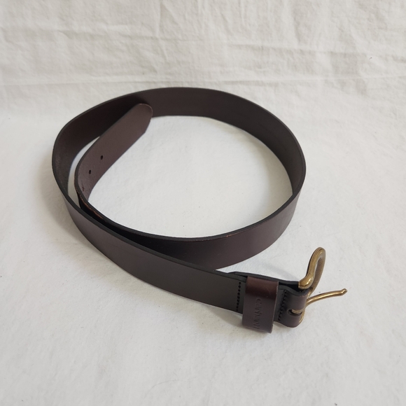 Carhartt Brown Leather Belt Size 38 - Picture 2 of 16